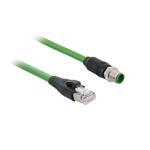 Connection Cable M12 × 1; 8-pin, X-coding - RJ45; 8-pin ZAV50R502 