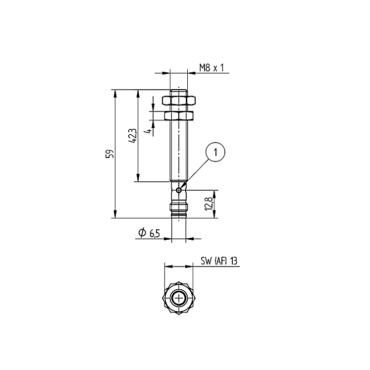 Inductive Sensor with Increased Switching Distance I08H005 | wenglor